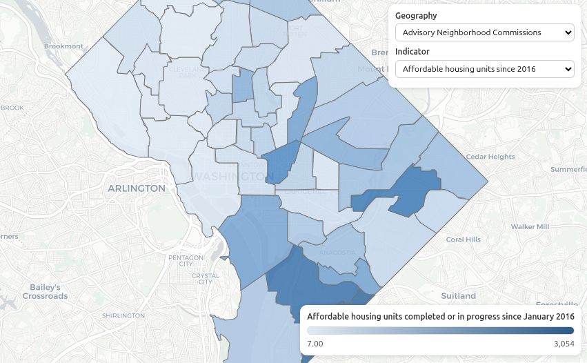 Ives Street is mapping neighborhood characteristics across D.C. to support comprehensive planning.
